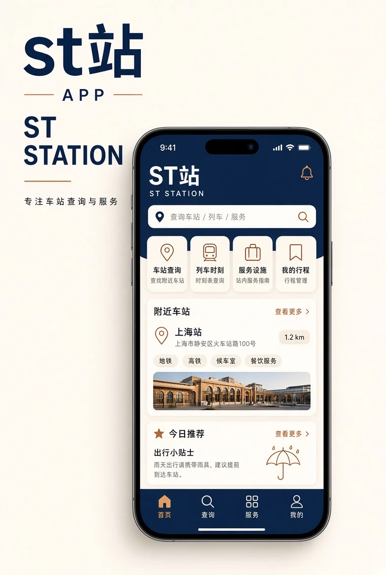 st站APP服务示意