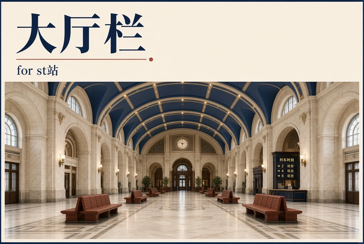 大厅栏导览